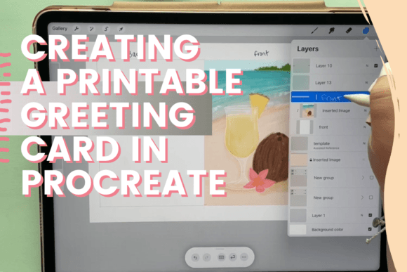 Download Learn How to Create a Printable Greeting Card in Procreate - Table Collection