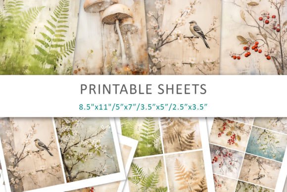 Download Nature Theme, Printable Sheets - Table Collection