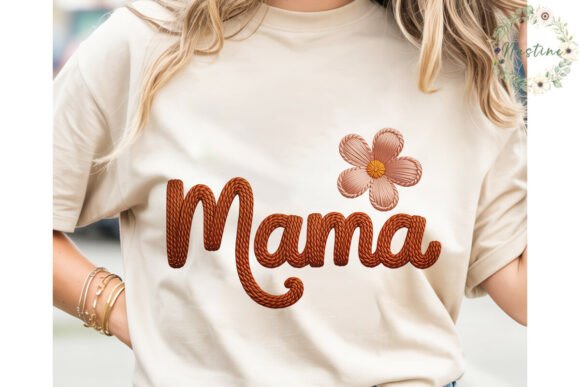 Download Mama Flower Embroidery PNG Clipart - Art Collection