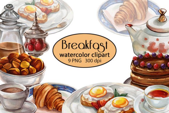 Download Breakfast Clipart, Food Clipart, PNG - Art Collection
