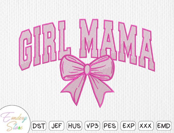 Download Mother Day, Girl Mama Embroidery Design - Design Collection