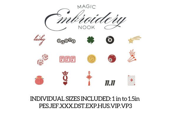 Download Mini Lucky Girl Bundle X 15 Designs - Design Collection