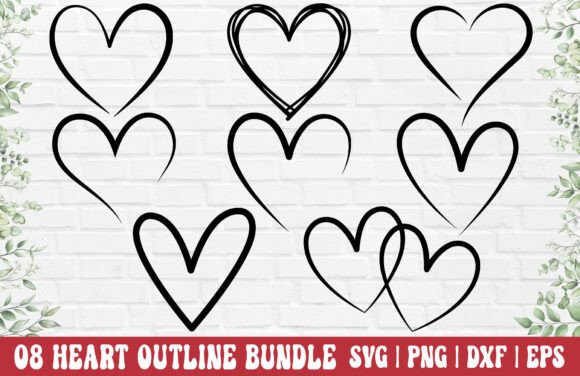 Download Heart Outline SVG PNG - Open Heart SVG - Art Collection