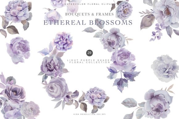 Download Light Purple Flowers Clipart Collection - Art Collection
