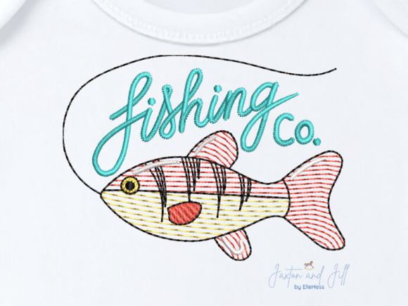 Download Fish Machine Embroidery Design - Design Collection