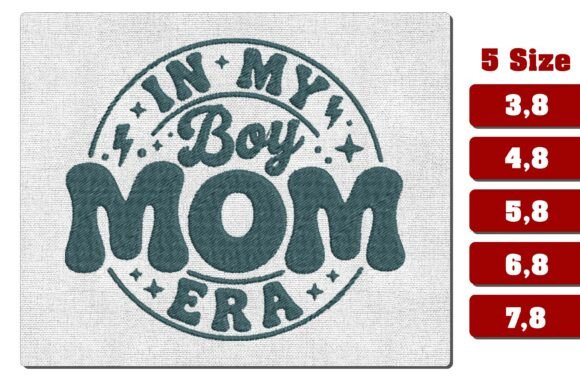 Download Retro Wavy Mama Mini Heart Embroidery - Art Collection