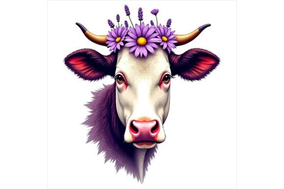 Download Farm Animal Clipart Floral Set - Art Collection