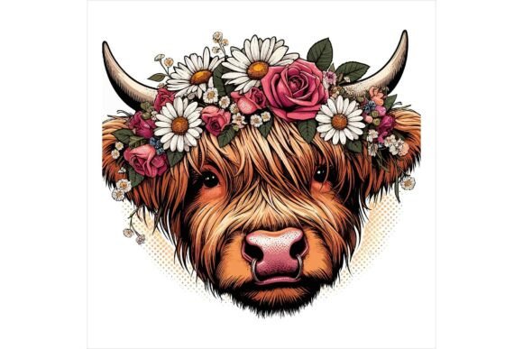 Download Farm Animal Clipart Floral Set - Art Collection