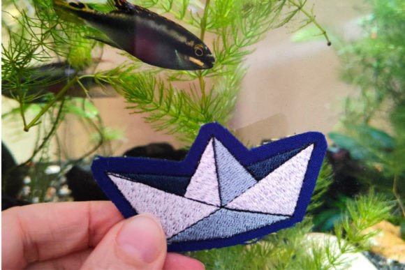 Download Machine Embroidery Design - Paper Boat - Design Collection