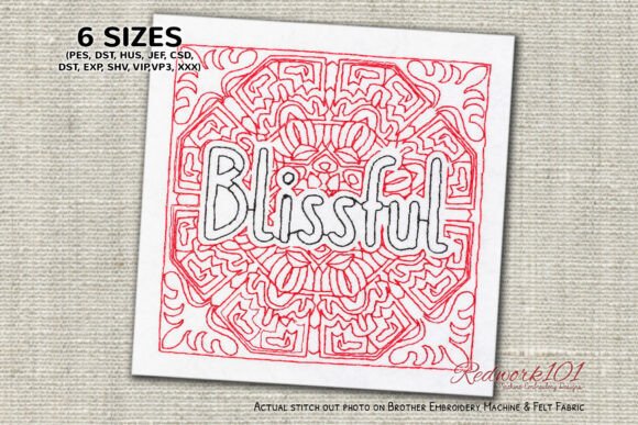 Download Blissful Word Lineart Design - Art Collection