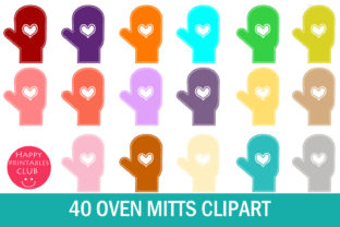 Download Oven Mitts Clipart- Mitten Clipart - Art Collection