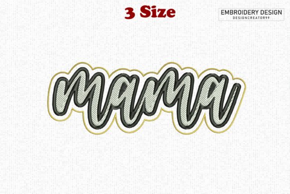 Download Mama Embroidery Design - Design Collection