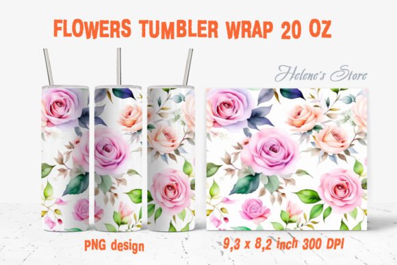 Download Pastel Flower Design Sublimation Tumbler - Design Collection