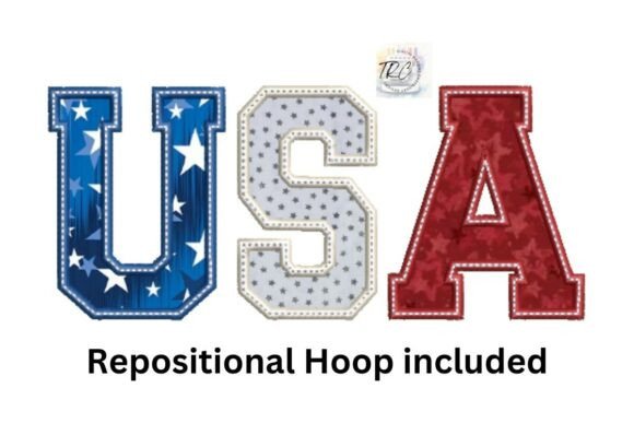 Download USA Applique Embroidery Design - Design Collection