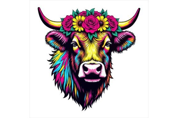 Download Farm Animal Clipart Floral Set - Art Collection