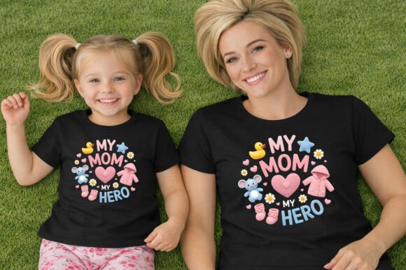 Download My Mom My Hero Cute Baby Design - Design Collection