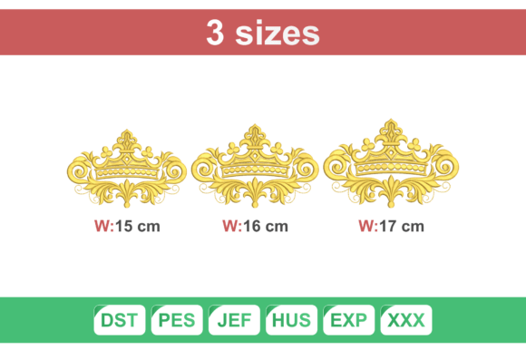 Download Royal Crown Embroidery Design - Design Collection