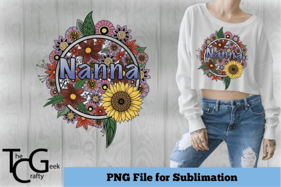 Download Nanna Floral Sublimation Design - Design Collection