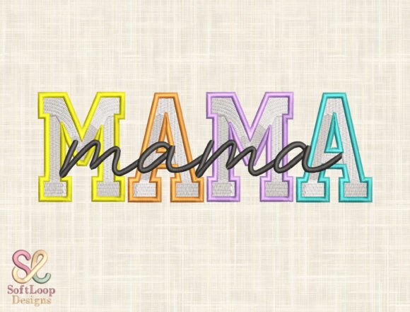 Download Mama Embroidery Design - Design Collection