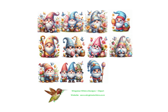 Download Easter Gnome Clipart POD Diamond Art - Art Collection