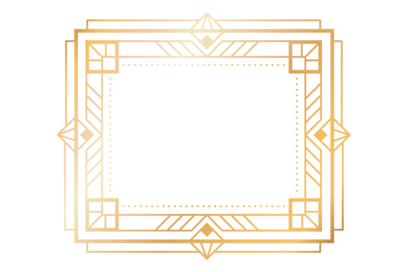 Download Vintage Godlen Elegant Frame. Art Deco B - Art Collection