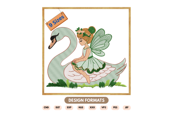 Download Fairy Embroidery Design - Design Collection