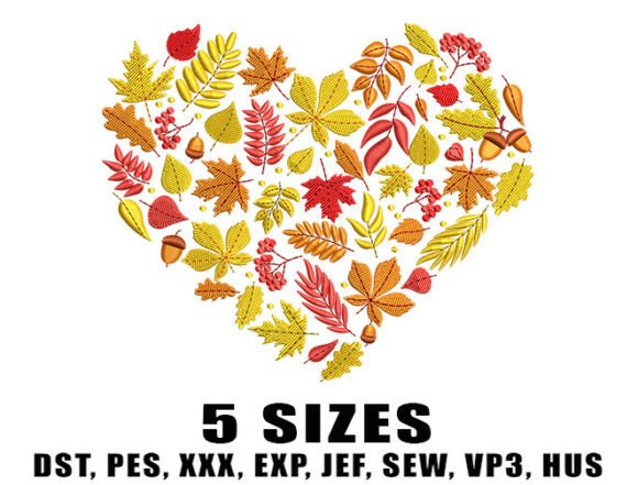 Download Floral Heart Embroidery Design - Art Collection